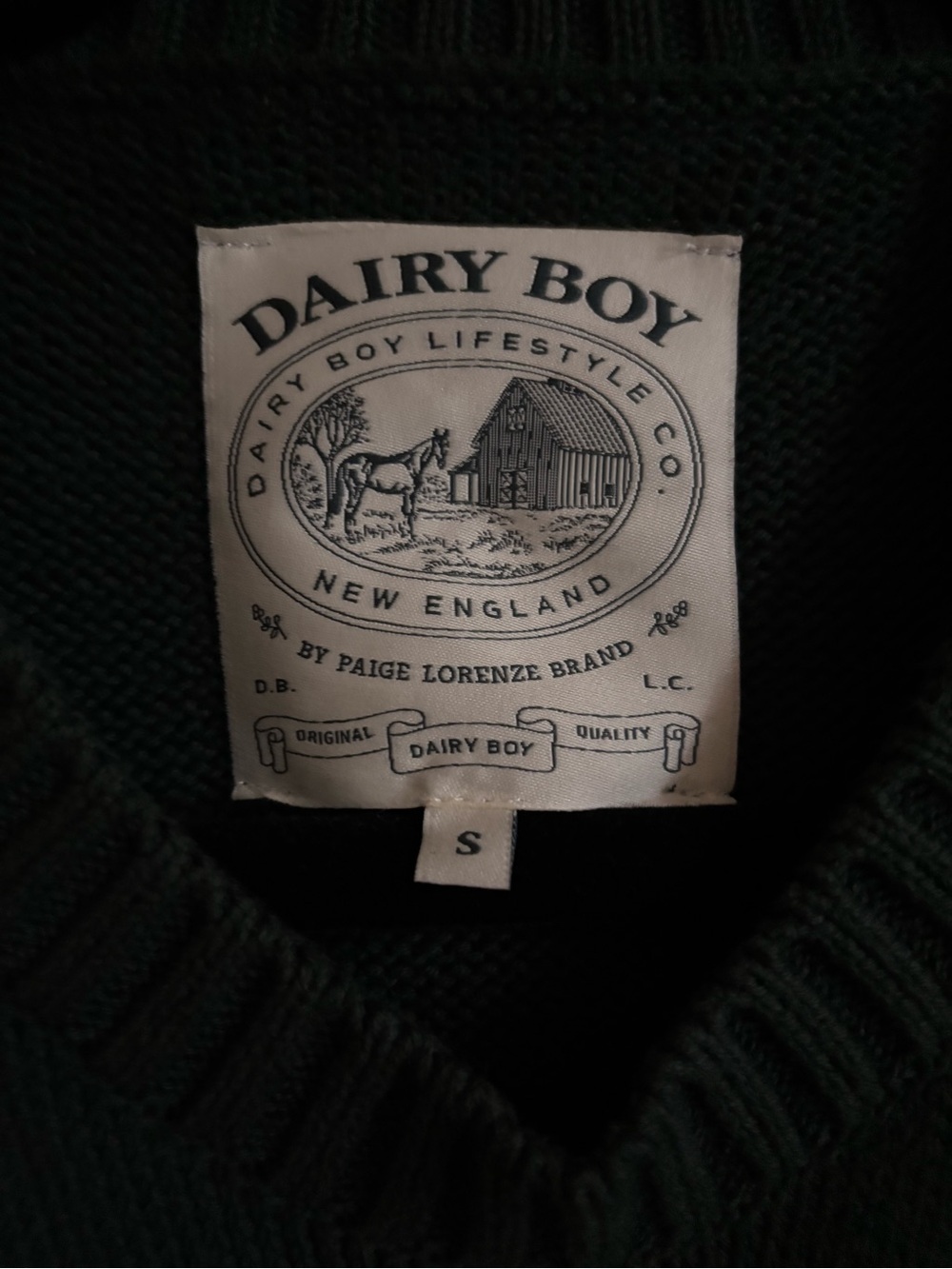 Dairy boy fishermen sweater - Picture 2 of 3